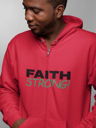 Faith Strong - Full Zip Hoodie