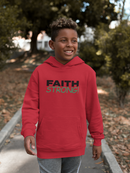 Faith Strong Wear Kids (Hoodie) 2