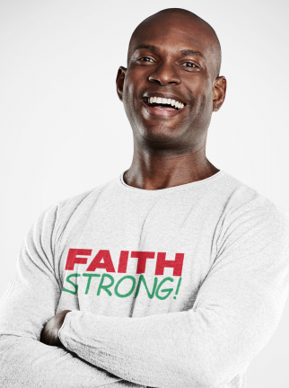Faith Strong - Long Sleeve Dri-Fit T-Shirt