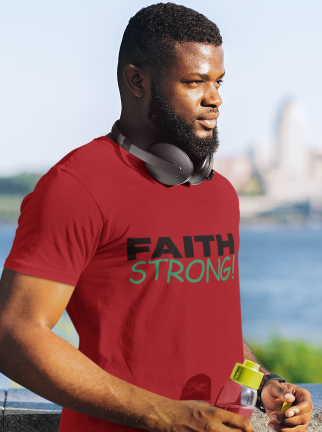 Faith Strong - Short Sleeve Dri-Fit T-Shirt 3
