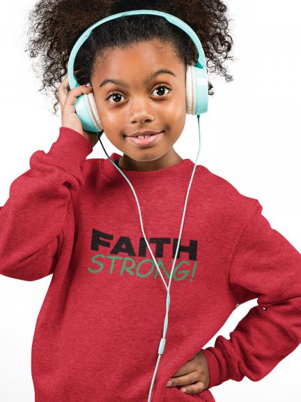 Faith Strong Wear Kids (Sweatshit)