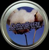Cotton Breeze Original Tin Soy Candle