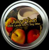 KISSCandleCo Original Tin Candle-Juicy Peach