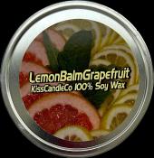 KISSCandleCo Original Tin Candle-Lemon Balm Grapefruit