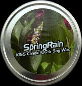 KISSCandleCo Original Tin Candle-Spring Rain