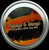 KissCandleCo Original Tin Papaya 