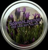 Spanish Lavender Original Tin Soy Candle