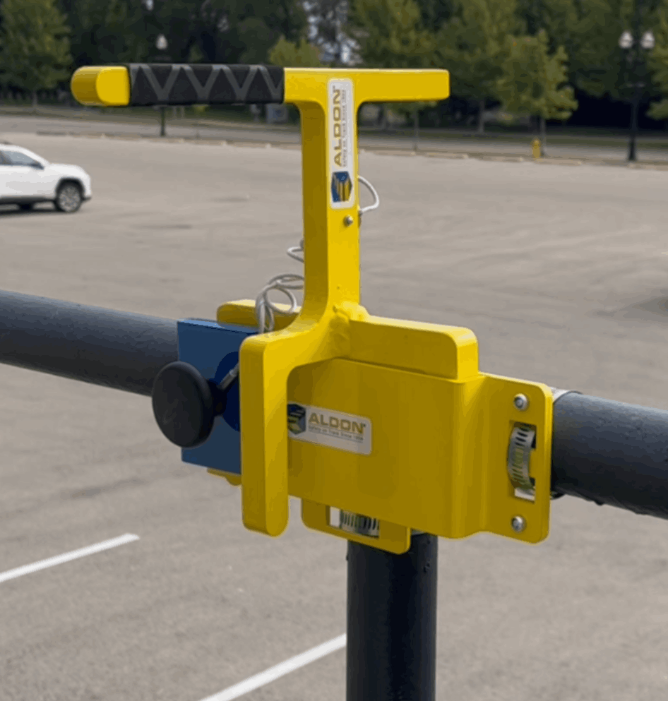 Tank Car Lid Saver Bracket