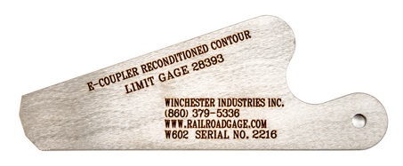 W602 -  E-Coupler Reconditioned Contour Limit Gage 28393