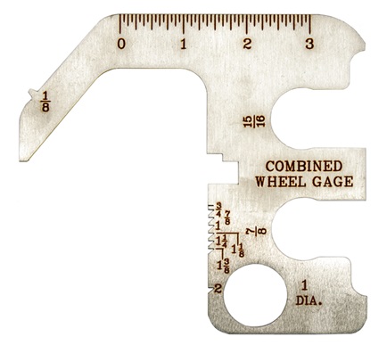 W620-1P - Combined Wheel Gage 7/8