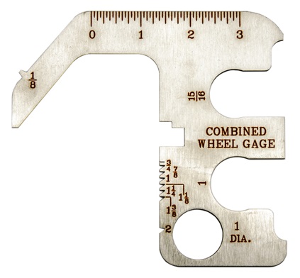 W620-2P - Combined Wheel Gage - 15/16