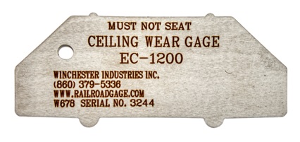 W678 - Pedestal Ceiling Wear Gage